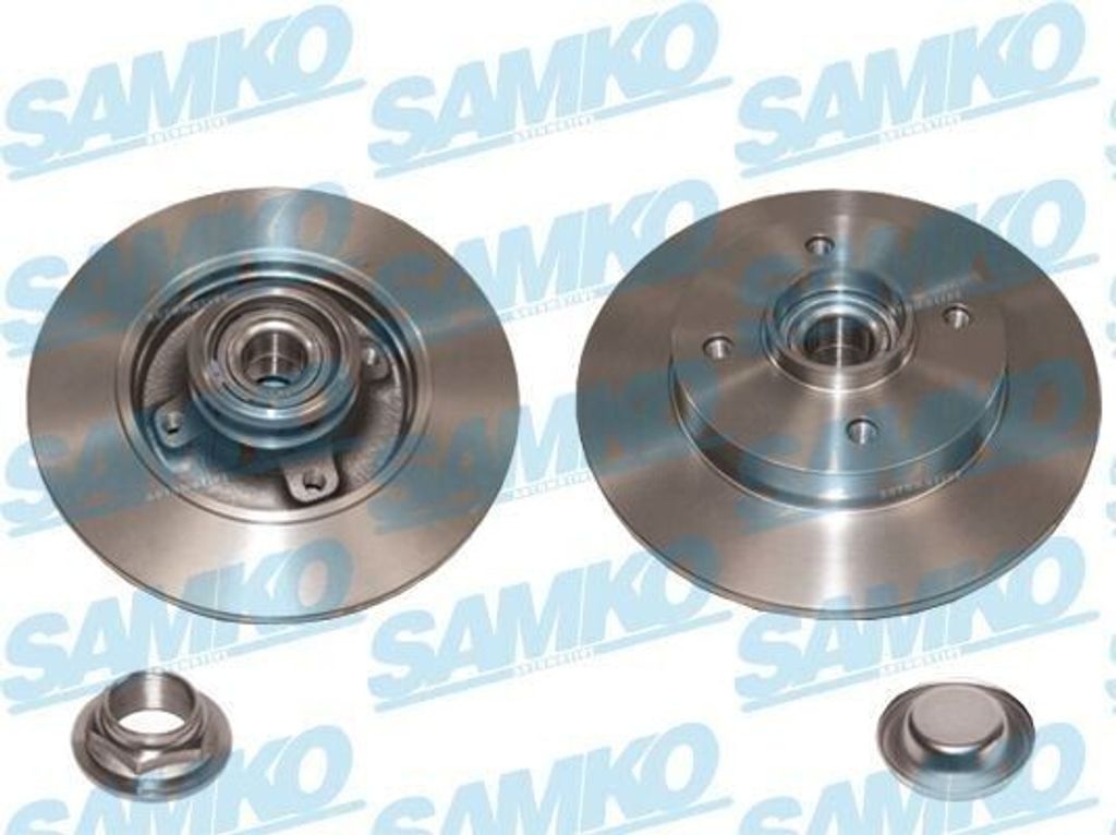 2x SAMKO Bremsscheibe C1036PCA für OPEL Crossland X (P17) Produktbild 
