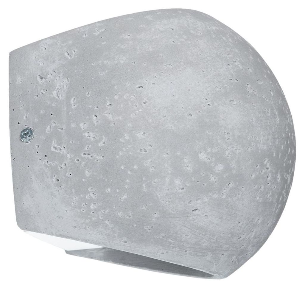 Wandleuchte Beton Up Down B: 18 cm Grau G9 2-flammig Modern Wandlampe
