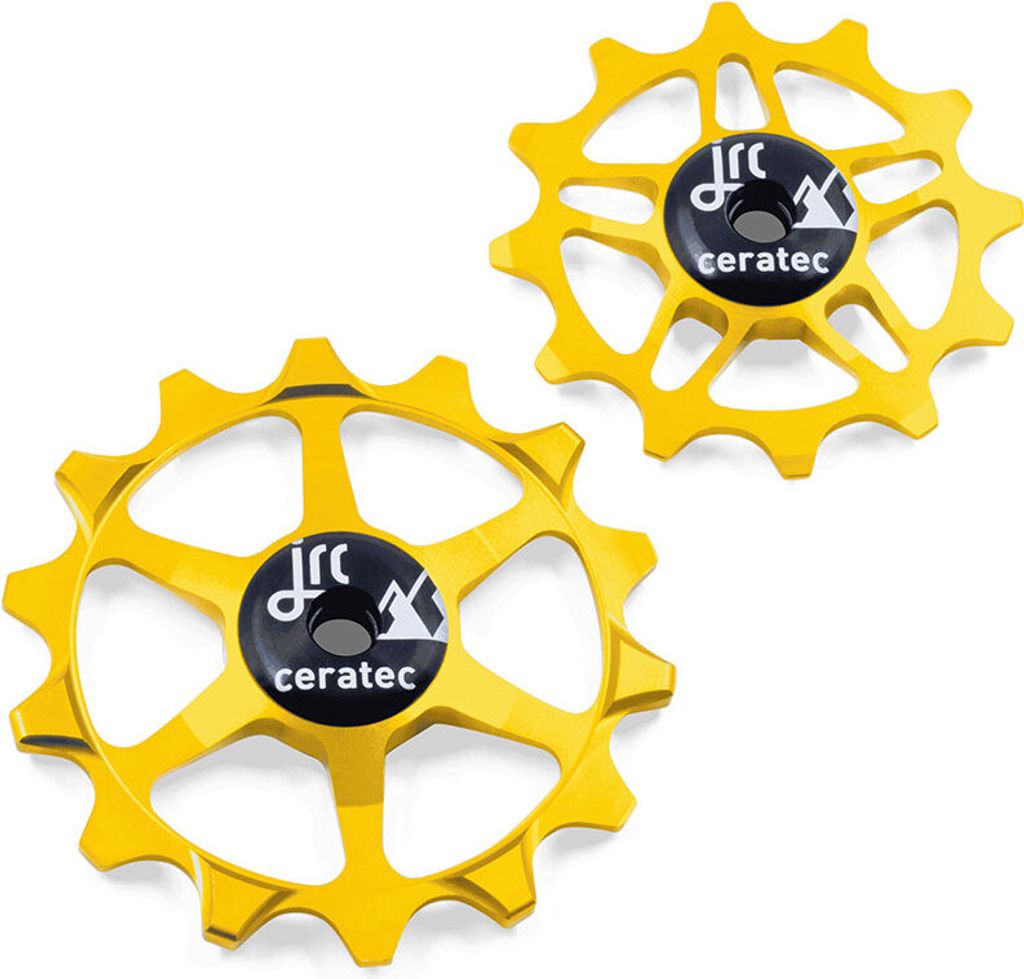 Jrc Components Sram Eagle Ceramic Fahrrad-schaltröllchensatz Golden 12/14t Golden 12/14t