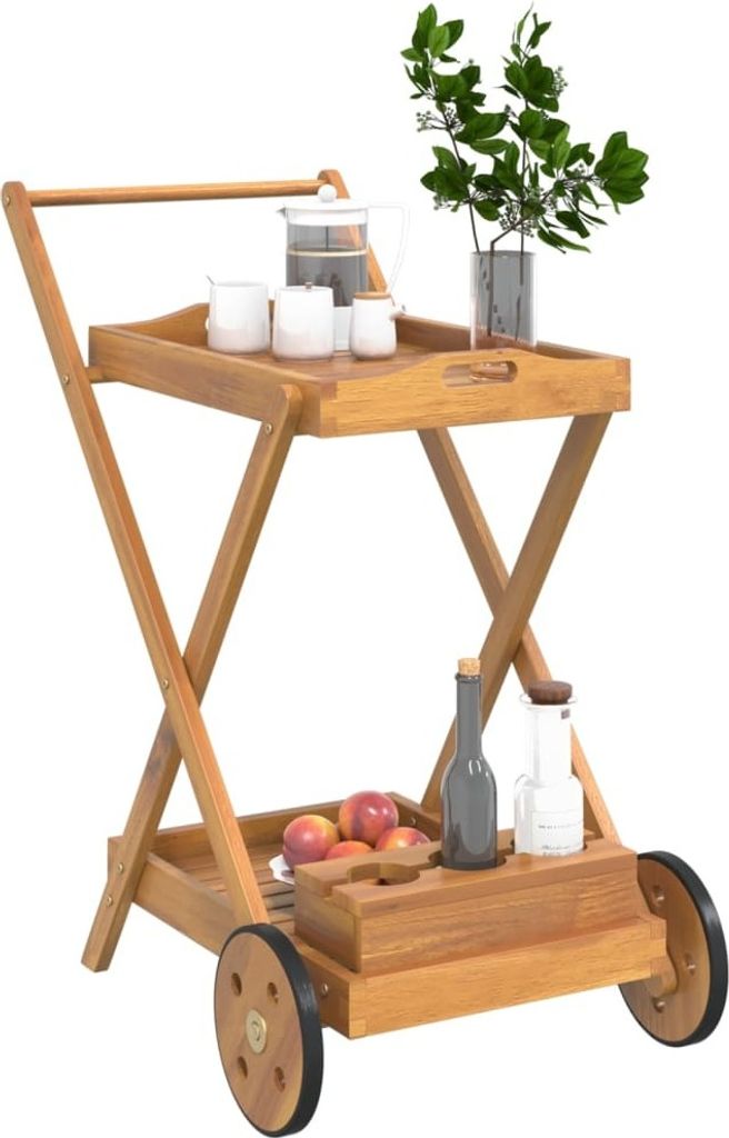 "Winterschlussverkauf " Teewagen 54x87x90 cm Massivholz Akazie NeuMöbel 8460728