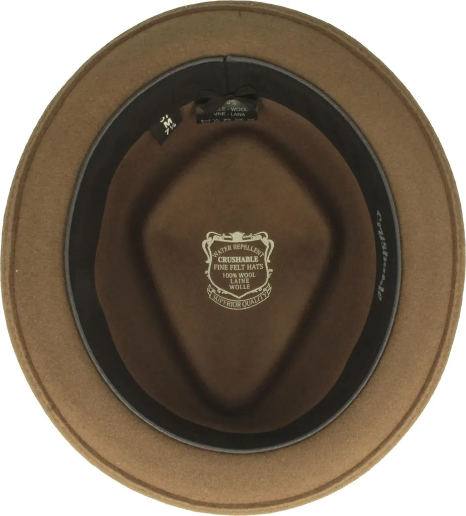Hut-Breiter Hat Diamond Foldable | Waterproof Wool Felt Style - 4