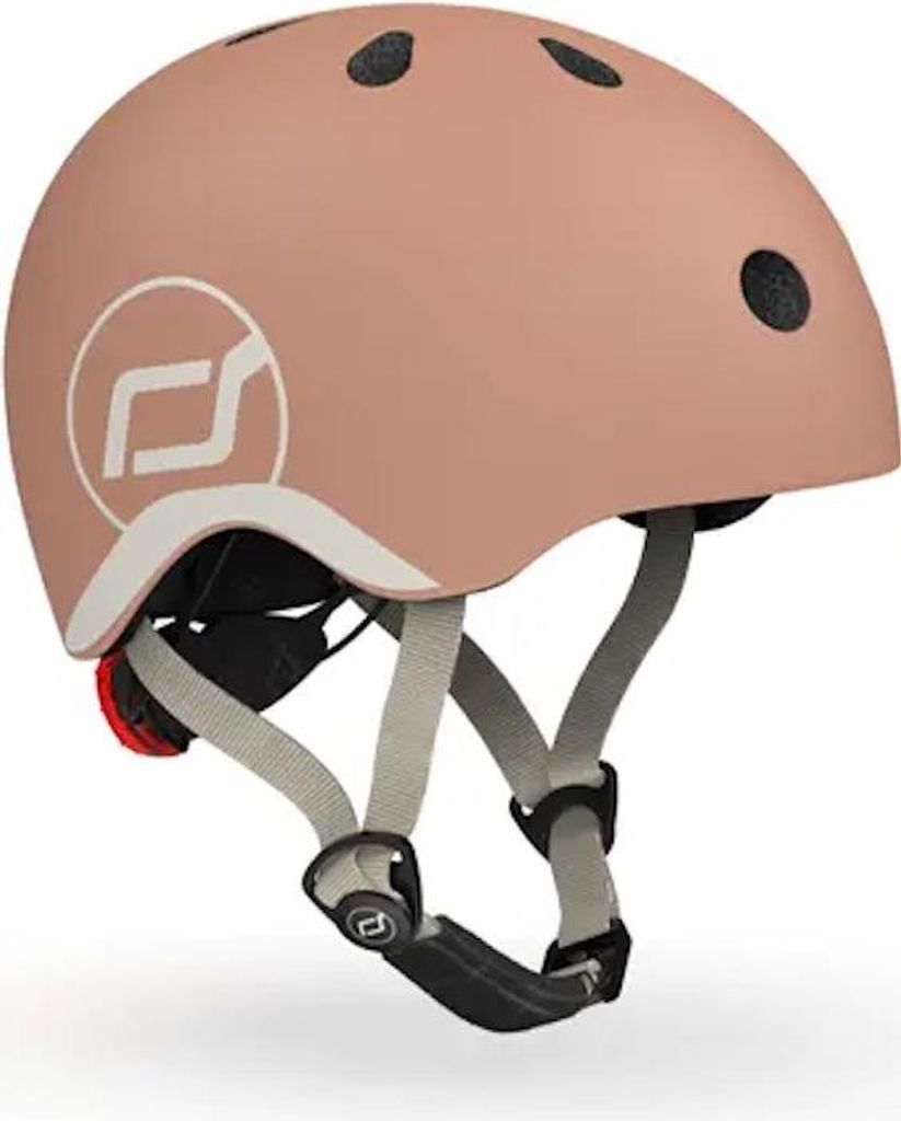 Scoot and Ride Helmet braun XXS-XS