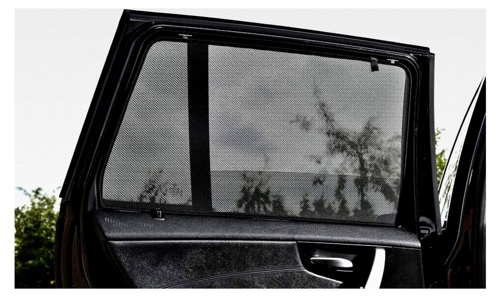 Satz Sonnenschutzblenden für hintere Türen kompatibel mit Volvo XC90 2003-2014 (2-teilig)