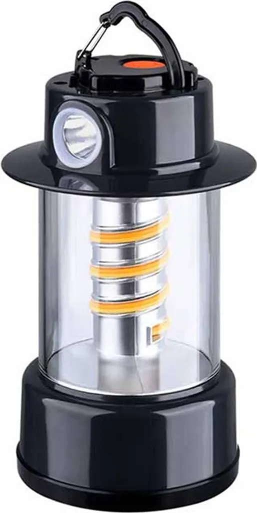 2 Lampade Campeggio LED Retrò Ricaricabili Con Gancio: 3 Modalità Luce E Dimmer, Batteria 2800mAh, Impermeabili IPX4, Per Esterni, Giardino E Pesca Notturna - 4