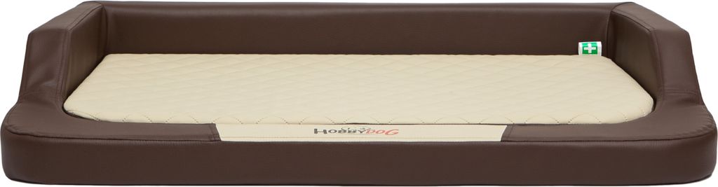Orthopädisches Hundebett "Medico Standard" XL - 120x80x19cm - extra groß, Memory Foam + PolyurethanSchaum, abnehmbarer Bezug, wasserabweisend
