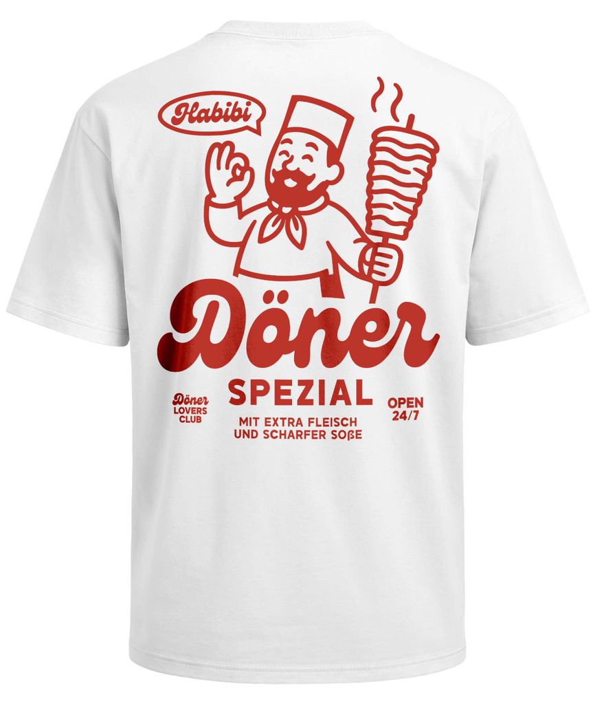 Herren T-Shirt - Döner Spezial - Oversized Relaxed Fit Sommer Fashion Streetstyle Neverless