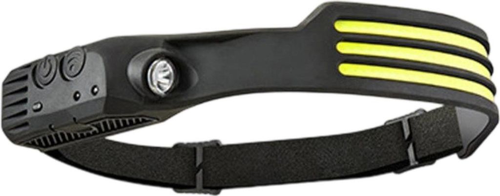 Extrem leistungsstarke LED-Stirnlampe, 3000 Lumen, 3 LEDs, 230° Abstrahlwinkel, USB-wiederaufladbar, mit Bewegungssensor, IPX5 wasserdicht