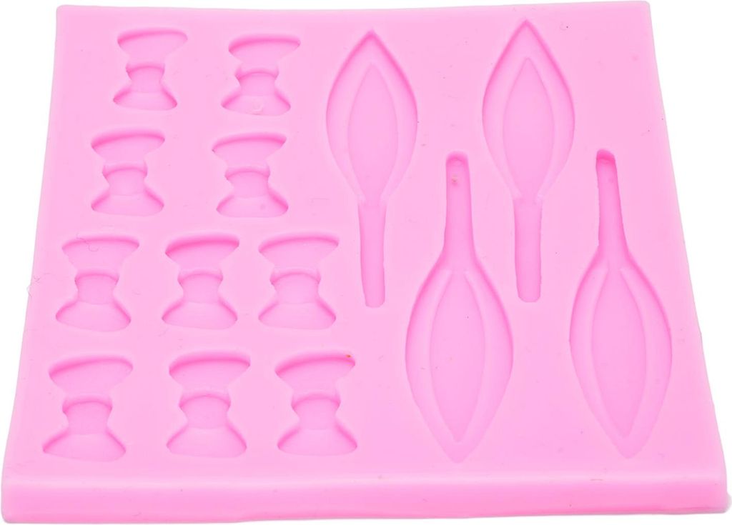 Silikon Fondant Formbogen und Kaninchenohrmuster wiederverwendbares Tablett für die Kuchendekoration