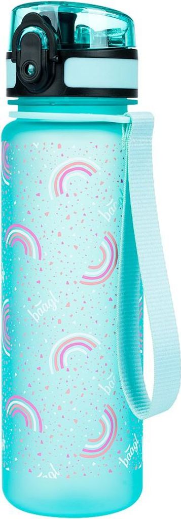 BAAGL Tritan Trinkflasche Regenbogen, 500 ml