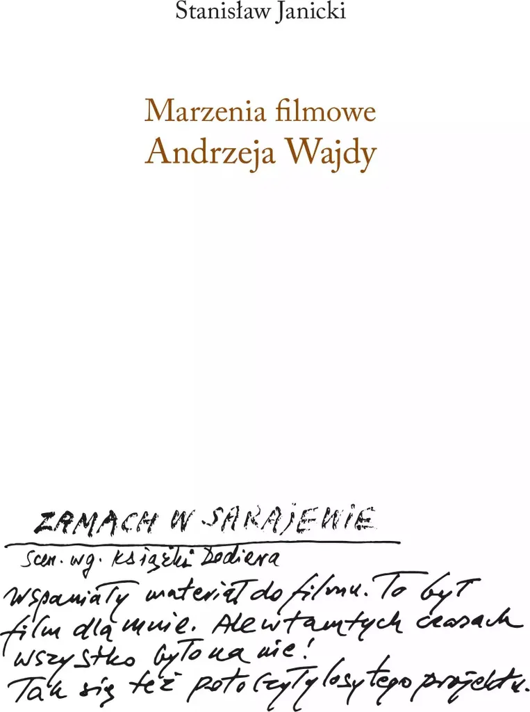 Comprendre Andrzej Wajda : Livre d'Essais Polonais par Janicki Cinéma