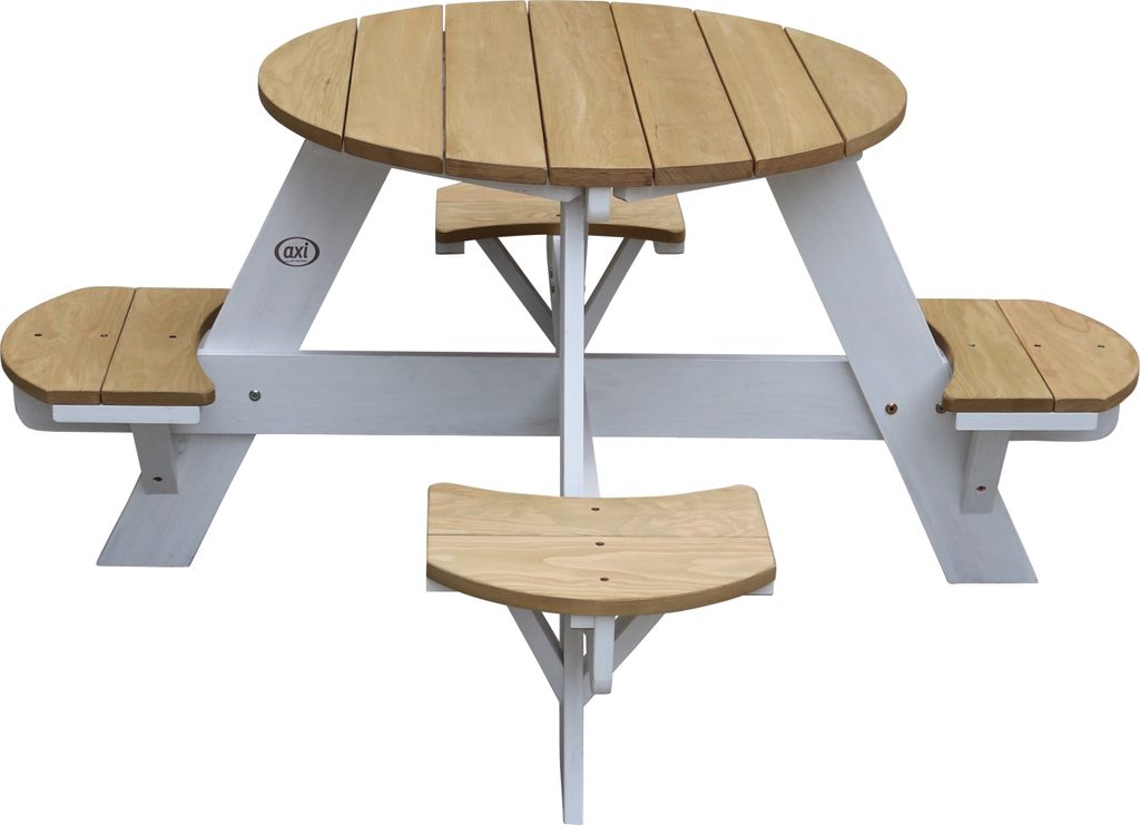 AXI Ufo Mesa de picnic redonda para ninos de madera | Mesa Imagen del producto 