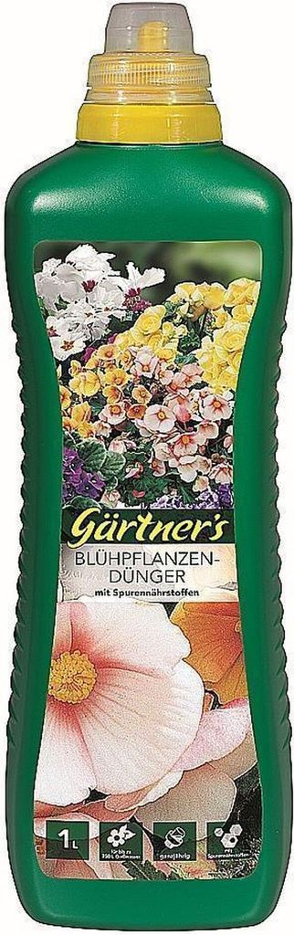 Blühpflanzendünger mit Spurenelemente, 1 l Produktbild 
