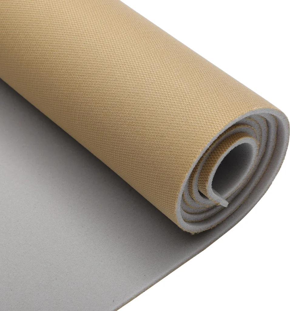 Tissu de Garniture Toit de Voiture Marron 162x122cm Anti-Affaissement