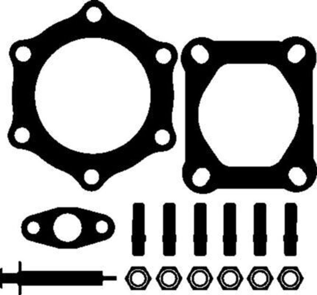 MAHLE 228 TA 17916 000 Montagesatz Turbolader für MAN TGS Produktbild 