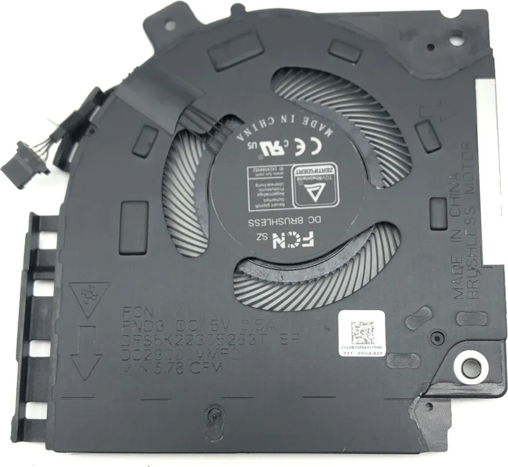 Ventola CPU per Dell Alienware x15 R1 JYMD9 | Raffreddamento Originale