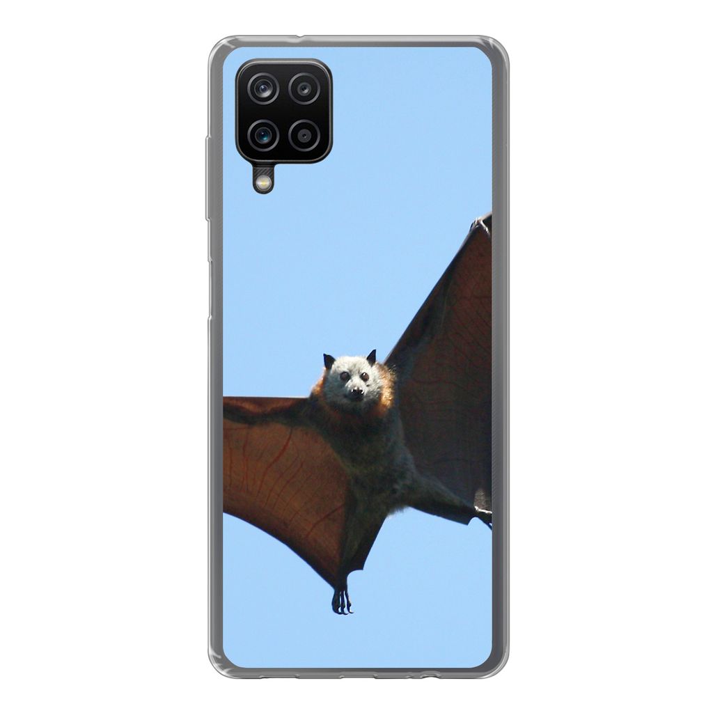 MuchoWow Handyhülle Schutzhülle Hülle für Samsung Galaxy A12 Fledermaus - Luft - Flügel Silikon Softcase Handy Hülle - Bild