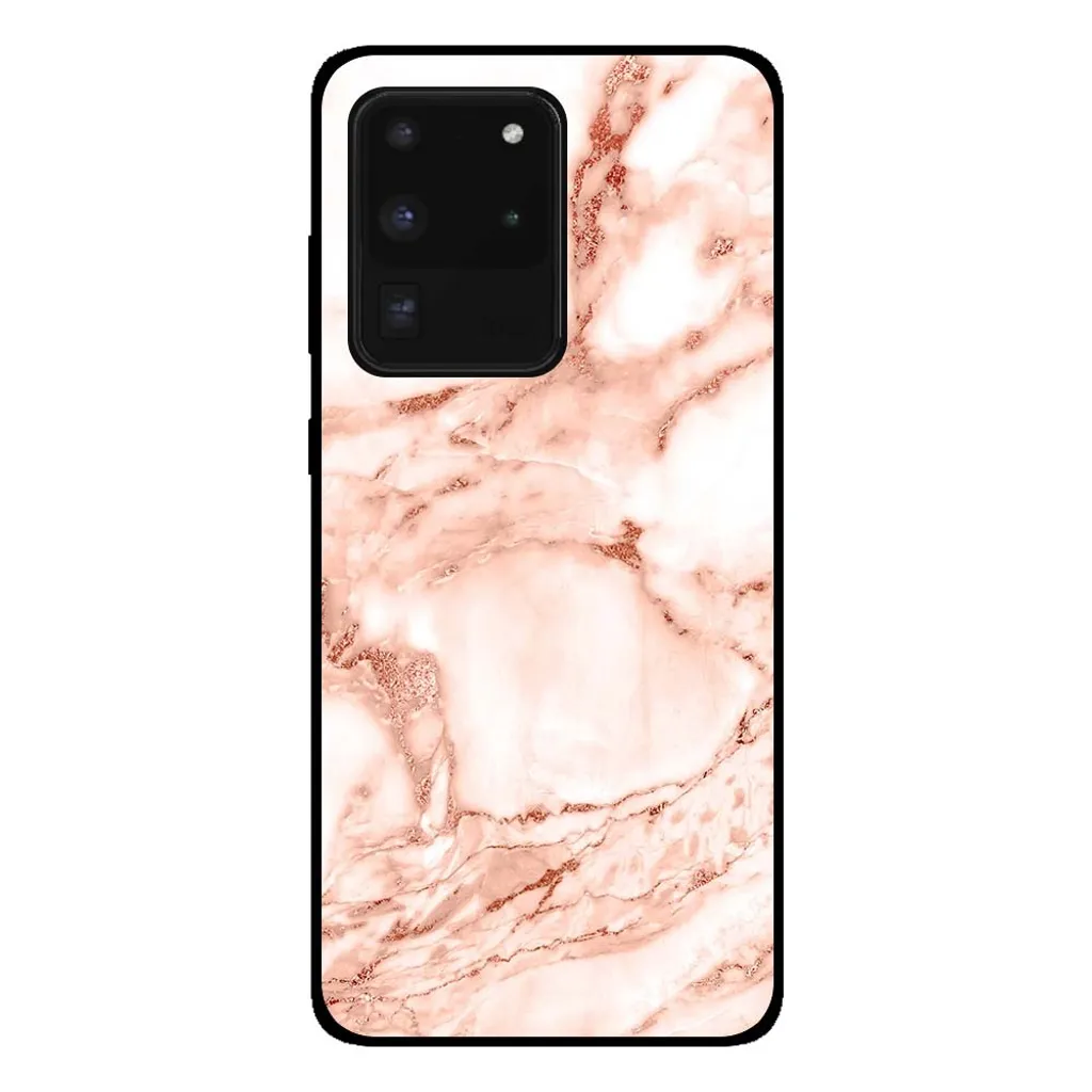 Custodia Marmo Bianco Oro Rosa Samsung S20 Ultra - Cover Chic 2026