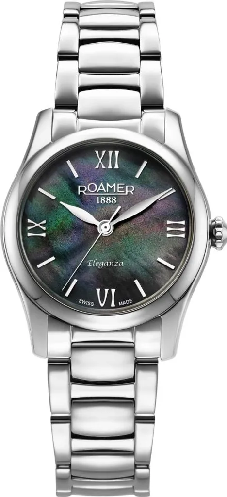 Montre-bracelet pour femme étanche et classique en argent