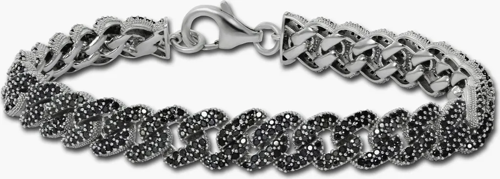 Bracelet en argent 925 SilberDream 18,5cm, bijoux femme design D2SDA467S