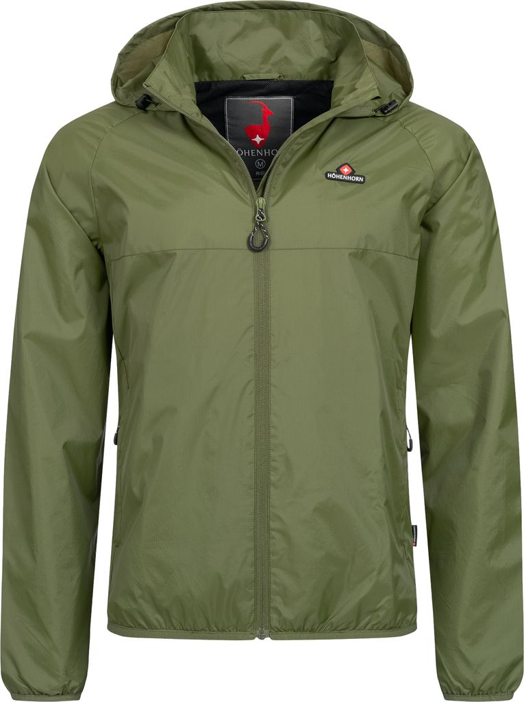 Höhenhorn Rigi Herren Regen Jacke Outdoor Rain Grün Gr. L Produktbild 