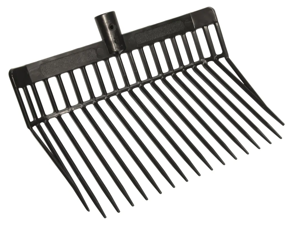 Fourche à fumier Kerbl noire : finissez-en avec les dents cassées