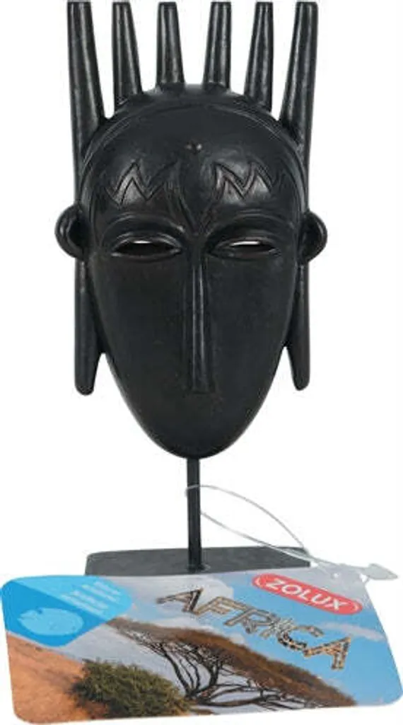 Zolux Maschera Africa Uomo - Nascondiglio Decorativo per Pesci