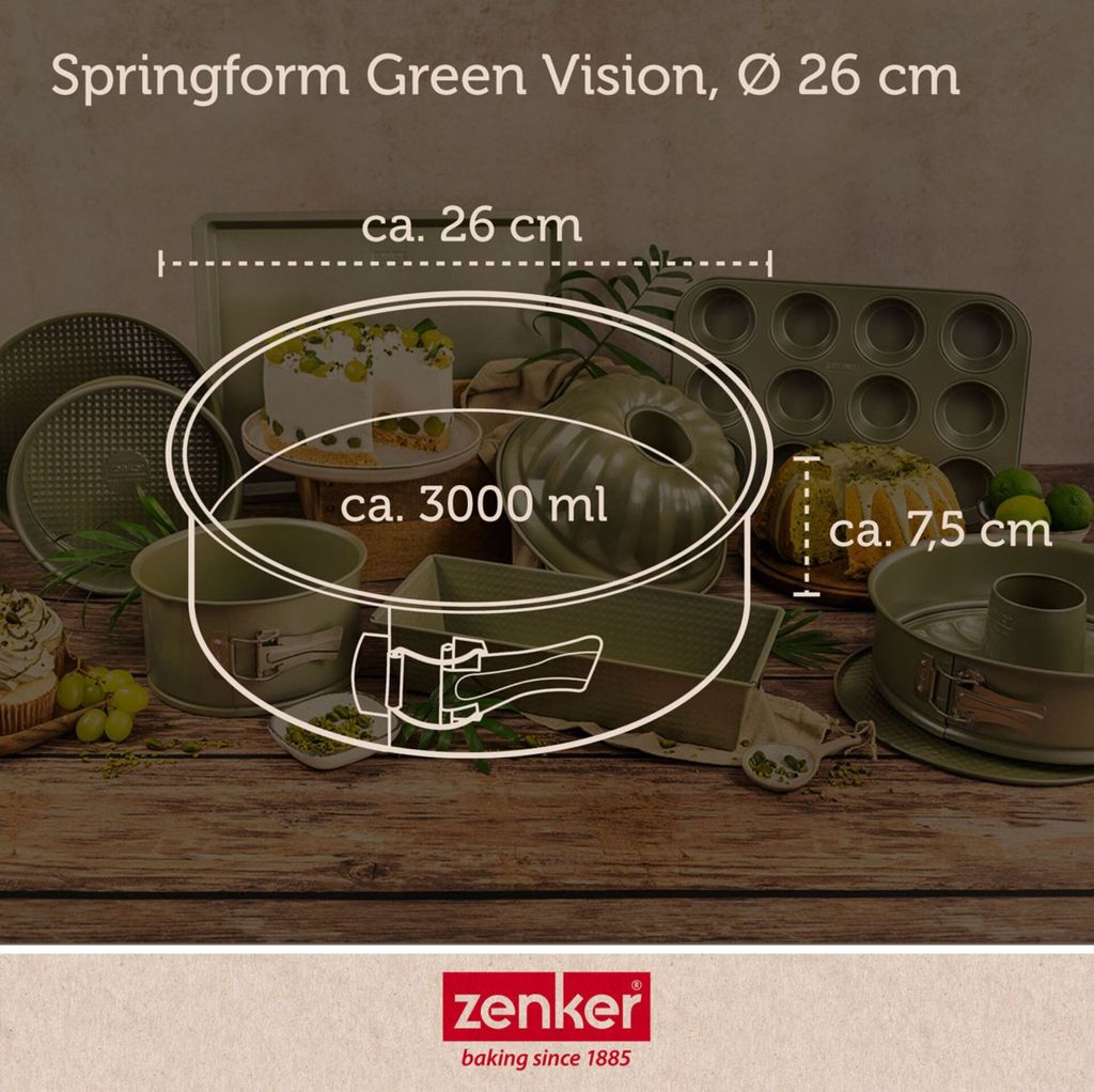 Zenker Springform Ø 26 cm mit hohem Rand aus der Serie Produktbild 4