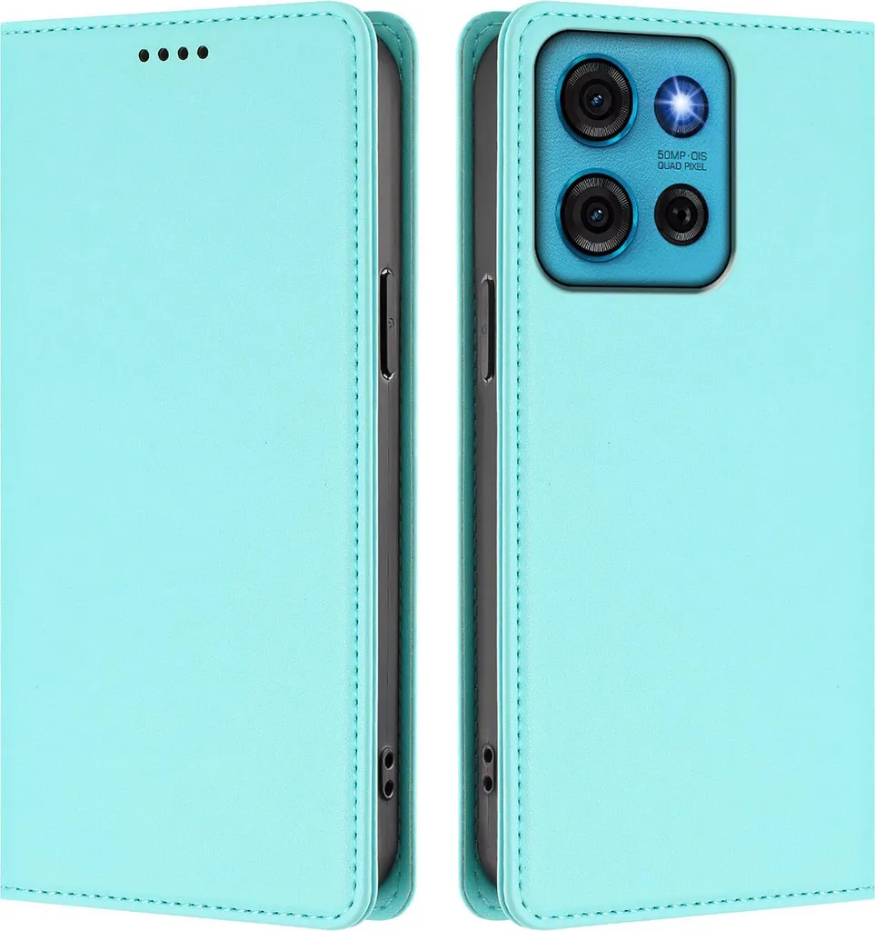 Cover Moto G75 5G Verde Menta: La Protezione Dolce ma Tenace a Libro