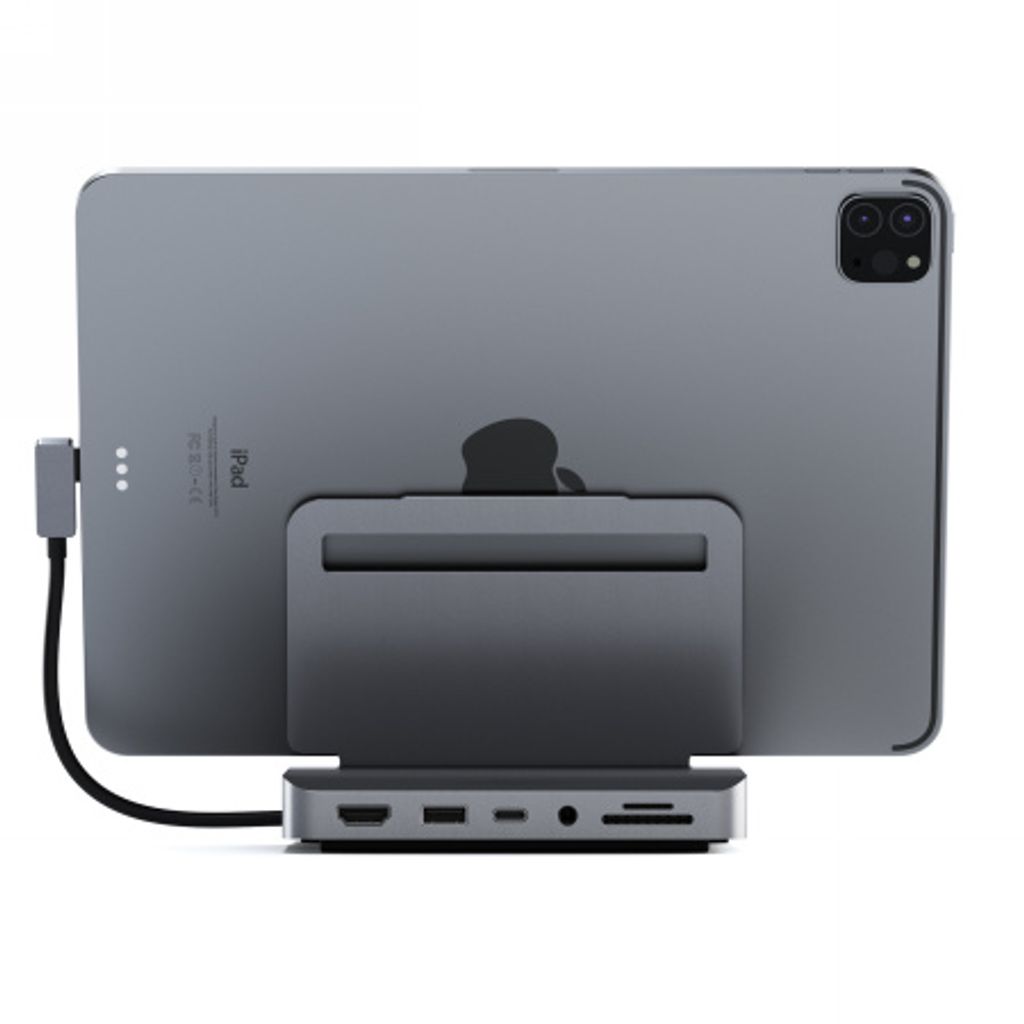 Satechi USB-C Halter/Hub iPad Pro – Verwandelt iPad Pro in Produktbild 