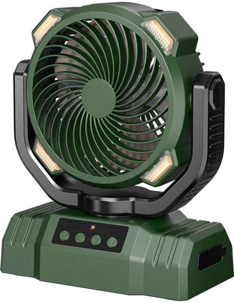 Prenosný USB ventilátor s batériou 10000 mAh, ručný Obrázok produktu 
