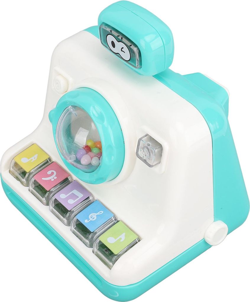 Puzzle Aufklärung Kamera Finger Klavier Früherziehung Spielzeug Baby für die Entwicklung der Hand-Auge-Koordination Weiß
