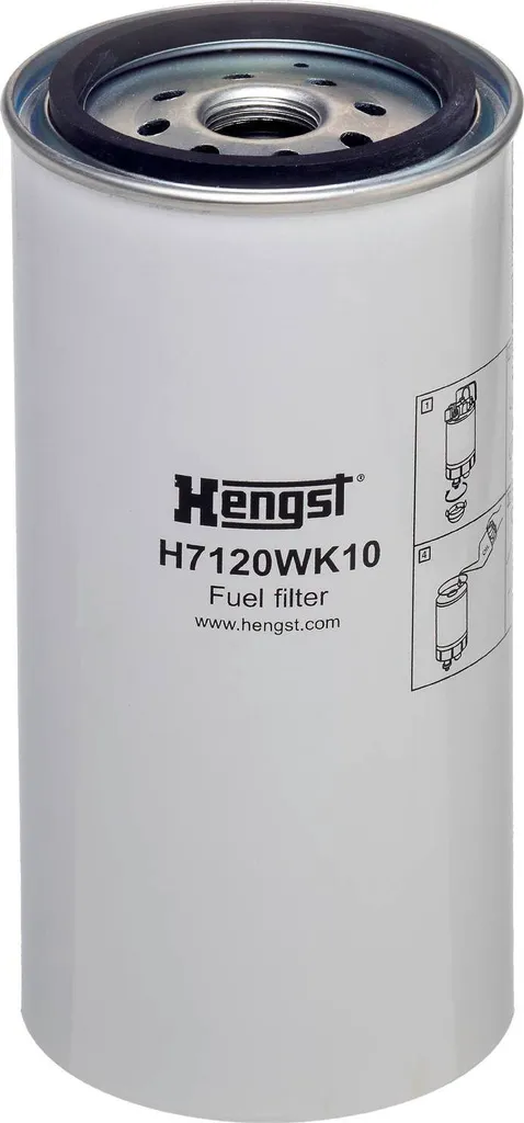 Filtre à carburant durable HENGST H7120WK10 haute capacité de rétention