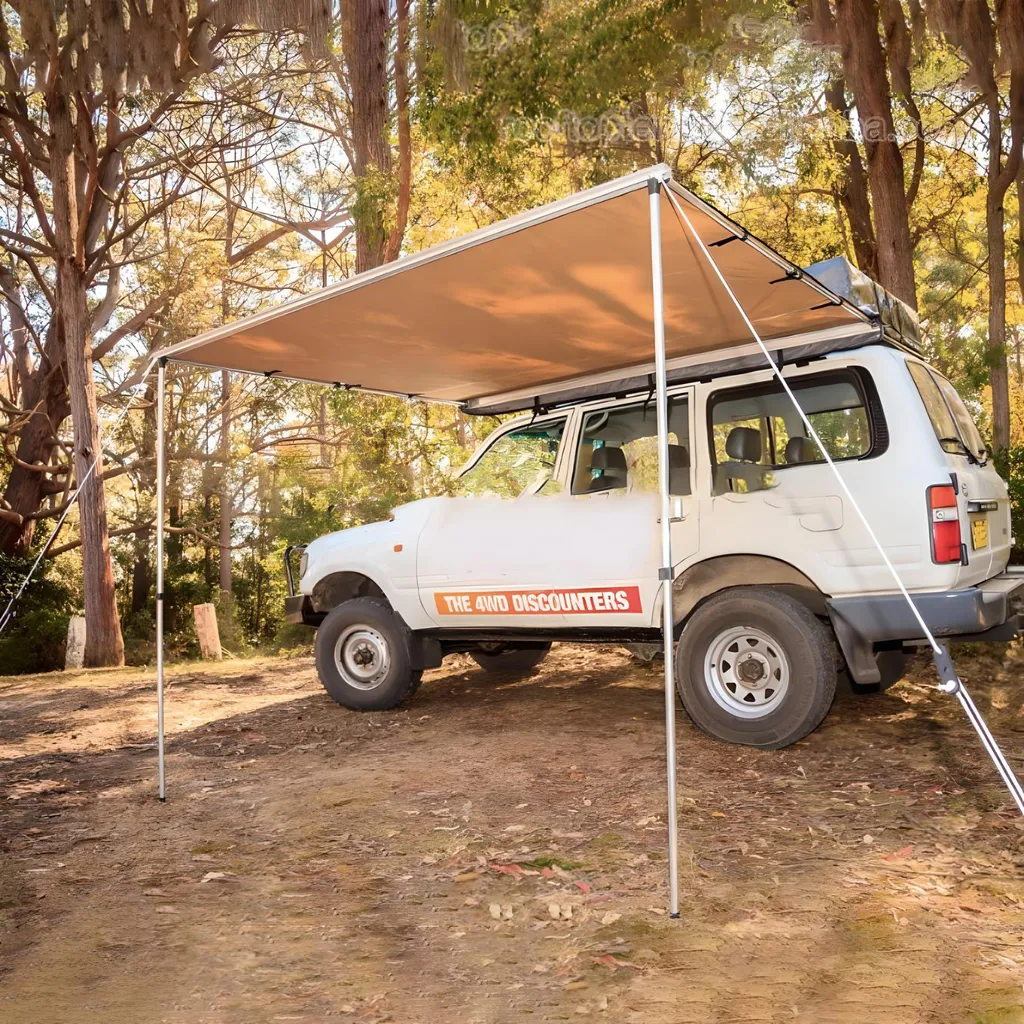 Tente de store latérale voiture kaki 250x300cm auvent de camping pro