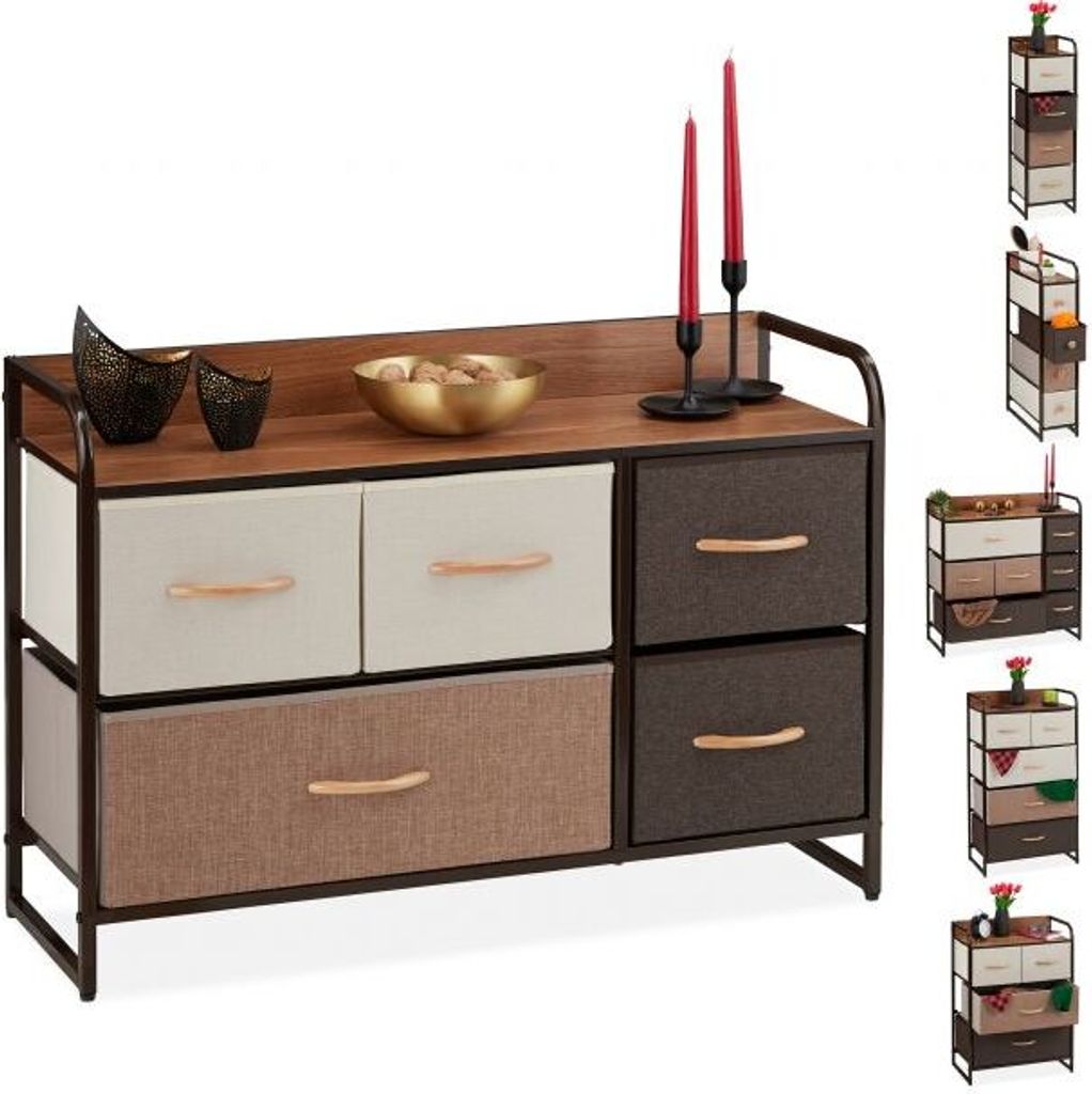 Zásuvková mini komoda RD6616, typ D Obrázok produktu 