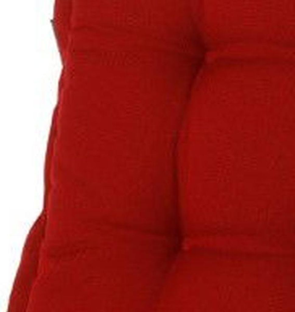 Kissen hoch l123b50cm Rib rot (4 Stück) Madison