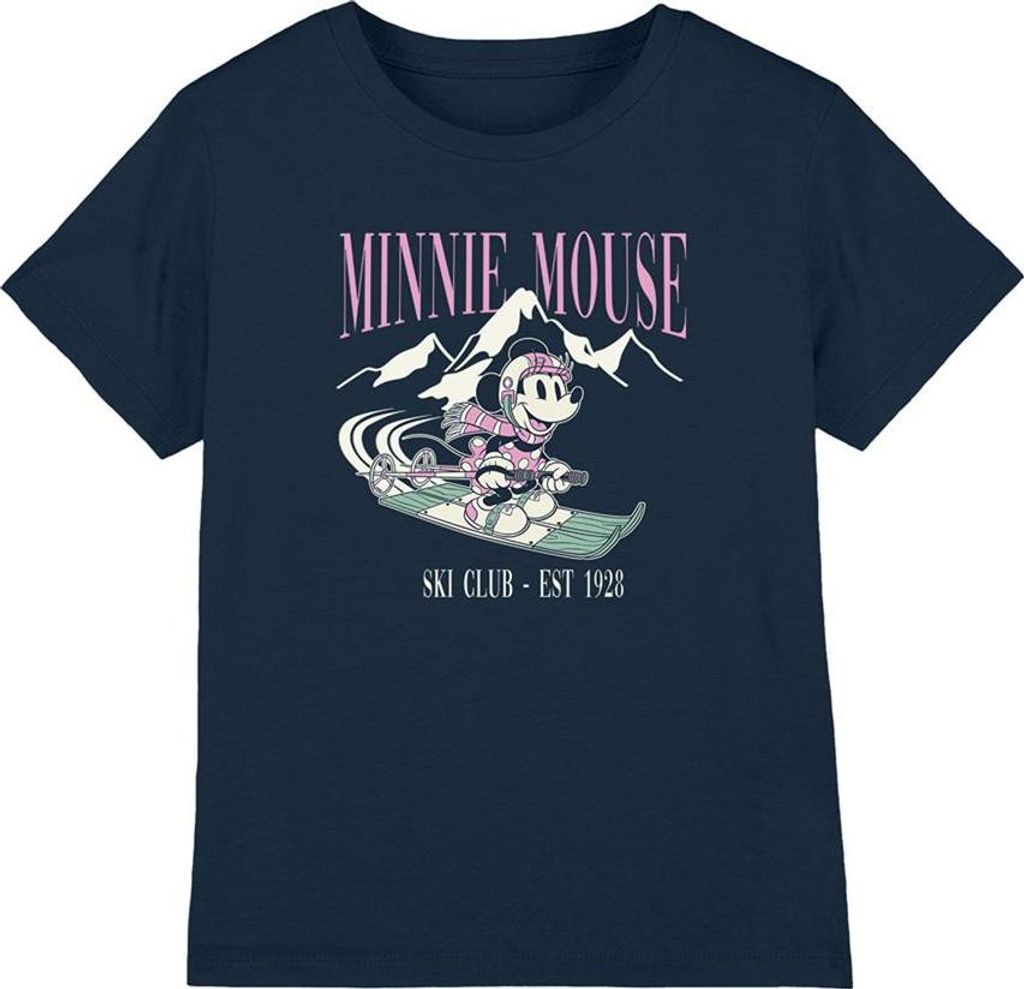 Disney - "Ski Club" T-Shirt für Kinder TV26355 (104) (Marine)