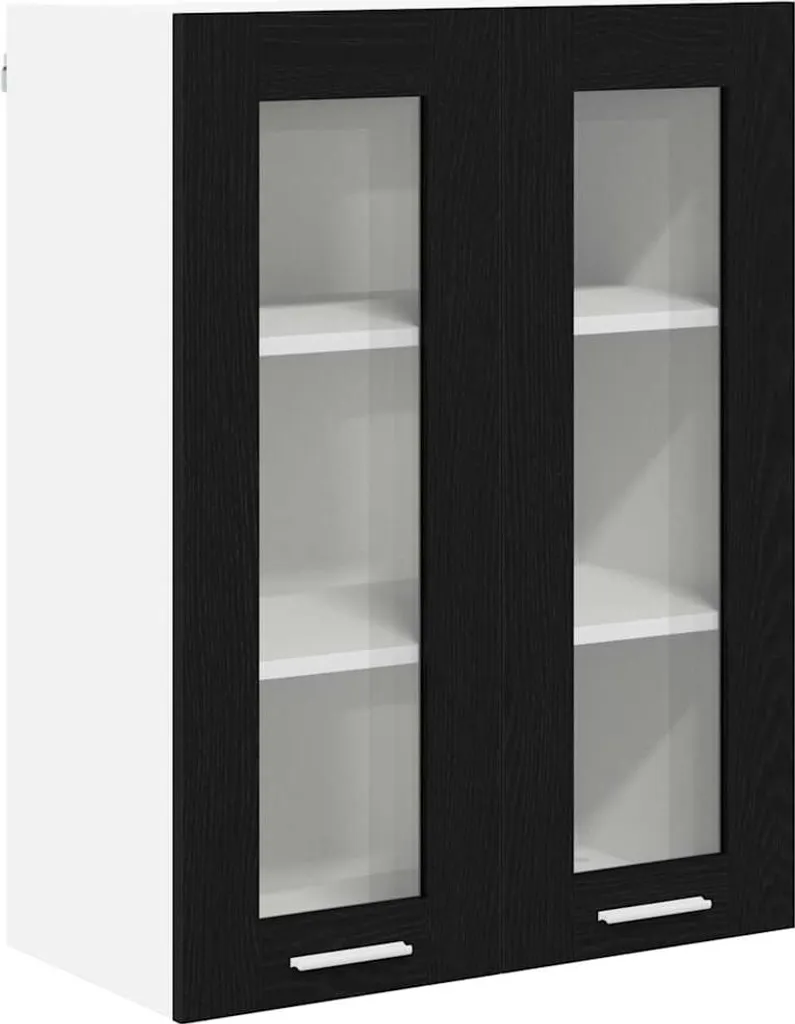 Mobiletto Sospeso vidaXL Nero 60 x 31 x 80 cm | Ordine in Casa Ora