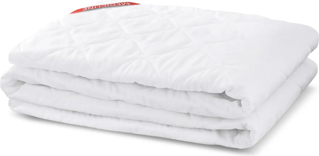 Améliorez votre confort de lit avec ce surmatelas 90x200cm piqué au fil blanc