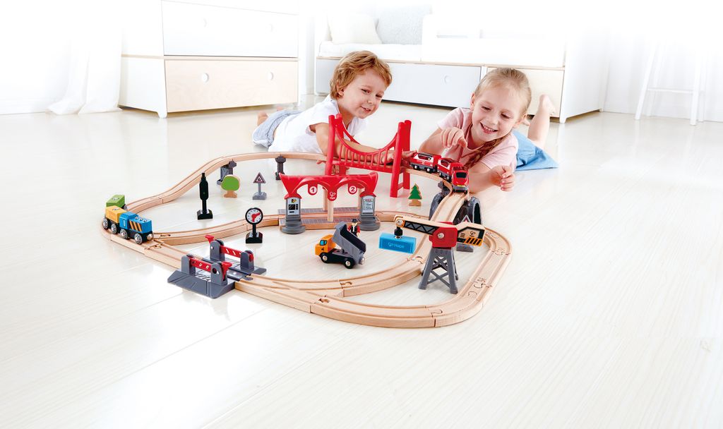 Hape Busy city train track Hape 1088E3730 Image du produit 