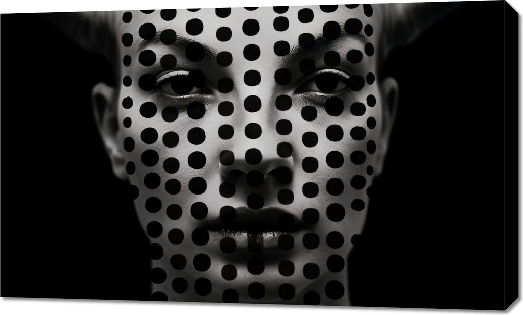 Bild 100x60cm Durchbohrter Blick