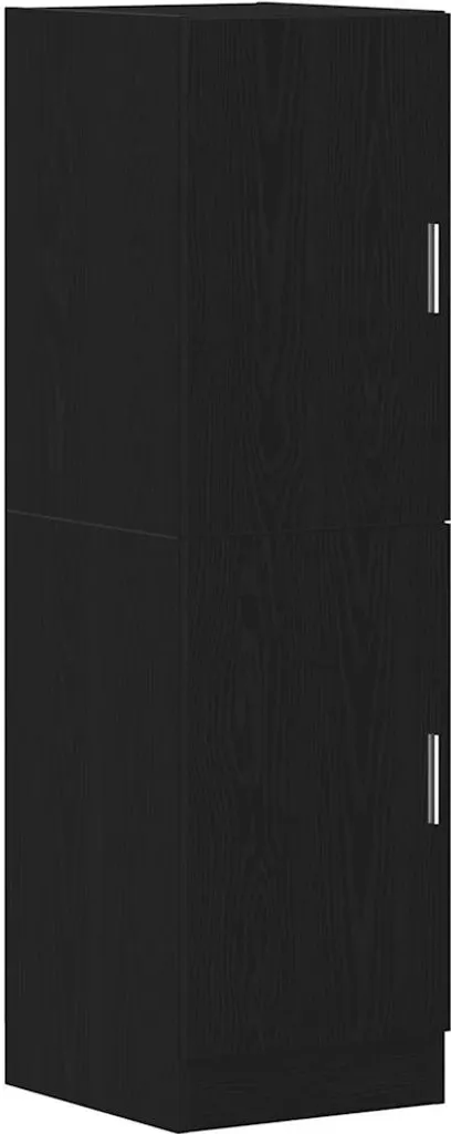 Mobile Cucina Economico Nero 38x131 cm | Armadio Legno Alta Qualità