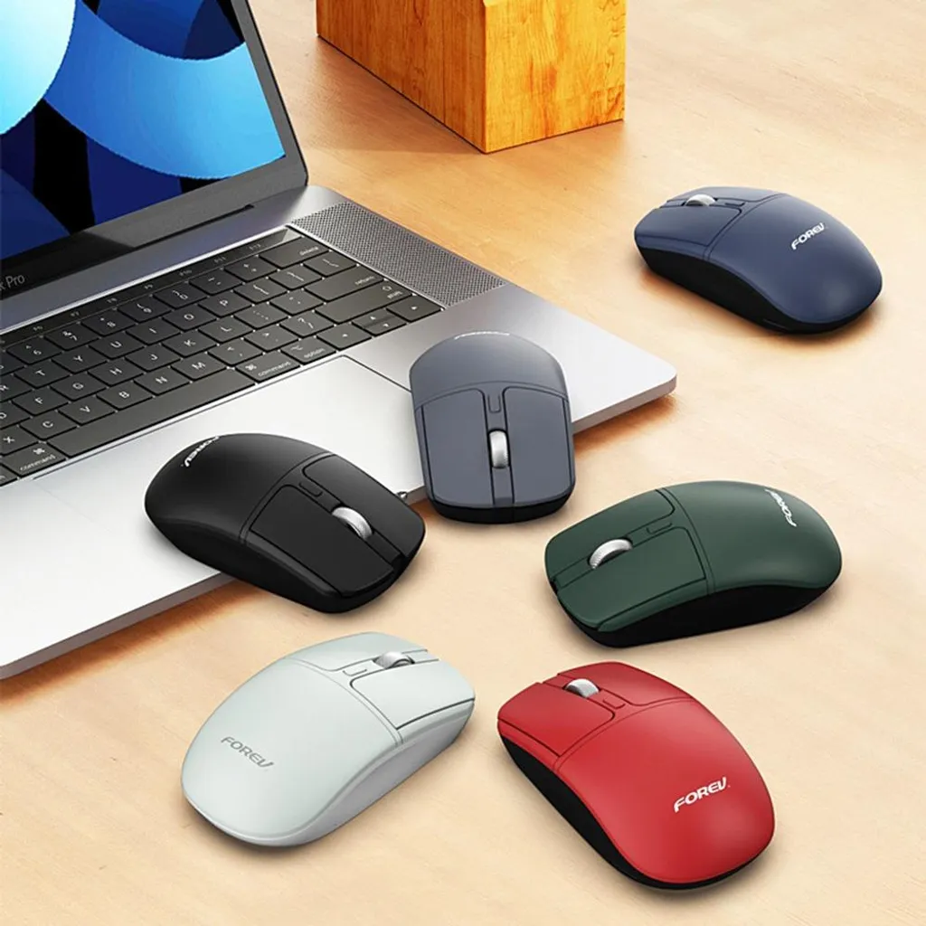 Mouse INF Dual Mode: Wireless e Bluetooth con Click Silenzioso Blu - 5