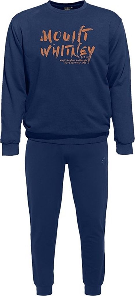 Übergrößen Jogginganzug Mount Whitney orange AHORN SPORTSWEAR Alpine Blue 3XL