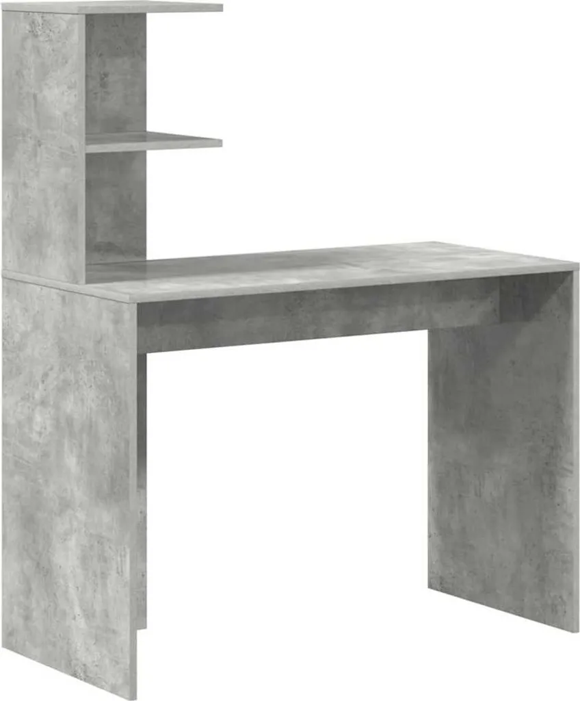 Scrivania SYFAX Grigio Cemento 102x50cm | Crea il tuo Studio Ideale