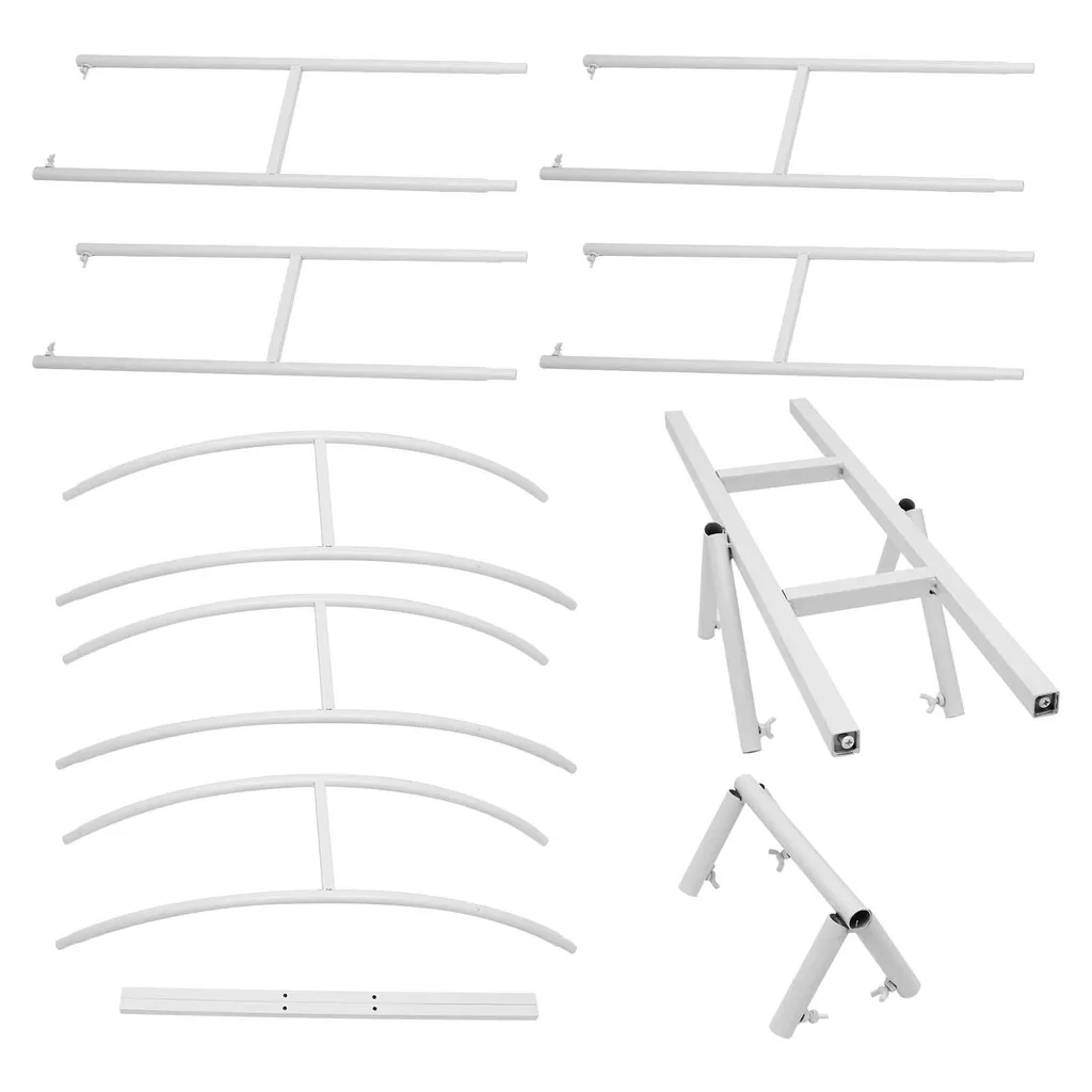 Structure Arche de Ballon en Forme de Cœur - Support Métal DIY Blanc - 8