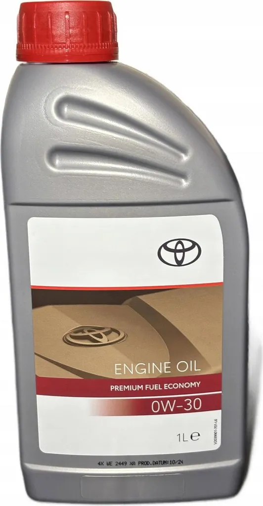 Olio Toyota 0W30 1L 08880-85326: Olio Motore Sintetico Originale OE