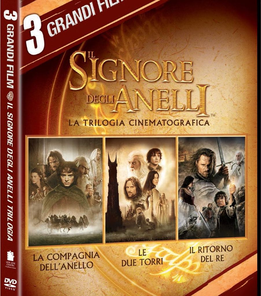 Warner Bros The Lord of the Rings - Trilogy, DVD Italienisch