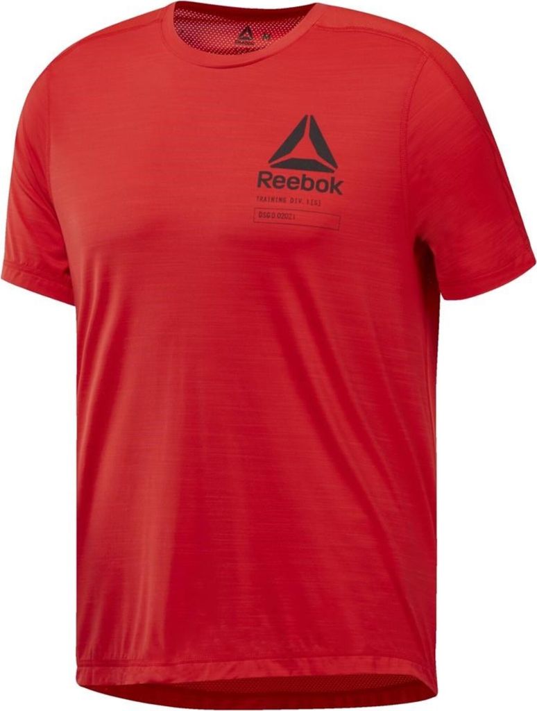 Reebok ActivChill Graphic, T-Shirt, Erwachsener, Männlich, Rot, Abbildung, S