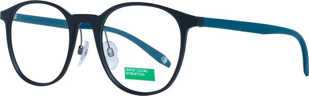 Monture de lunettes Benetton BE 1010 001 Rectangulaire en Acétate Noir
