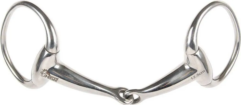 Mors olive Harry's Horse 12,5 cm canon 18 mm pour mors de filet équitation